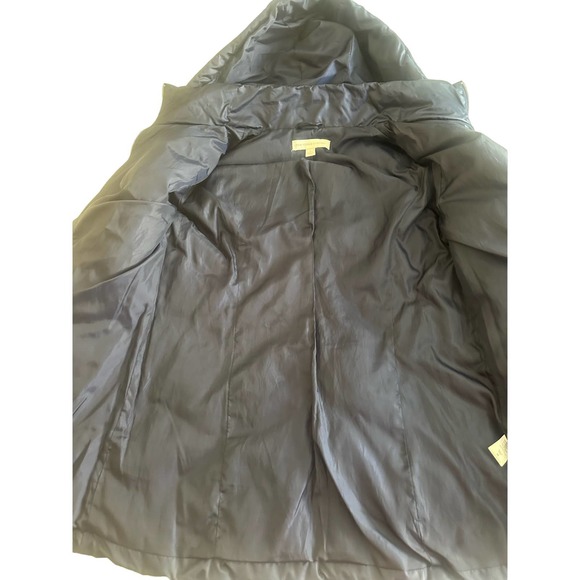 Women NYCO M navy blue puffer coat hood comfy & warm coat great condition - Picture 6 of 6